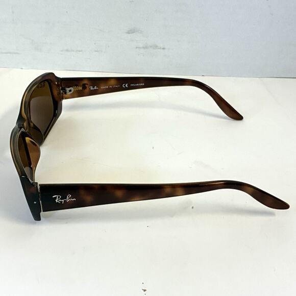 RAY BAN Tortoise Brown sunglasses RB 4067 642/67 Polarized with case - Picture 5 of 9